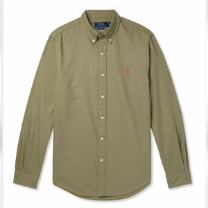Polo by Ralph Lauren Army Green Men's Button Down Shirt. Size XXL.